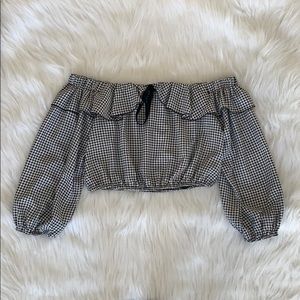 FOREVER 21 Long Sleeve off shoulders S